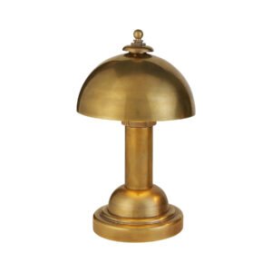Totie Table Lamp in hand-rubbed brass – sculptural statement by Andrew Martin, curated by Home Beauty Vibes