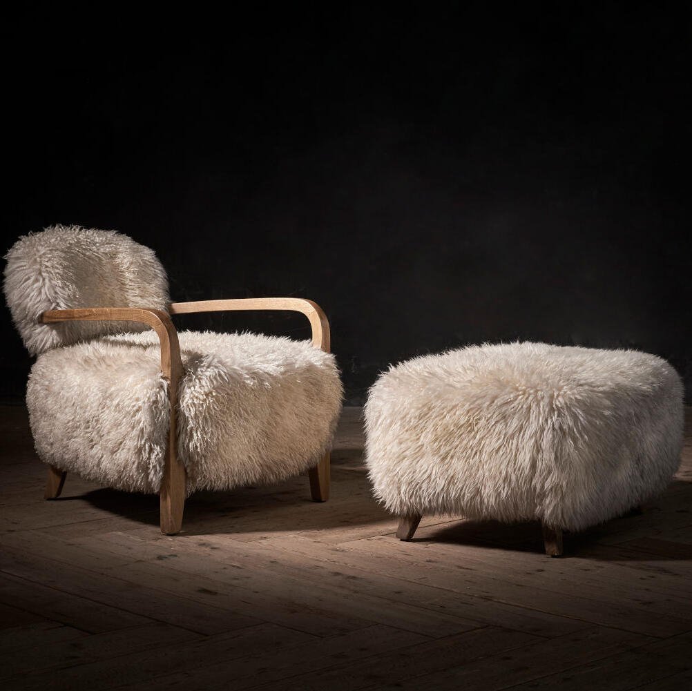Cabana Armchair & Footstool – Styled Set