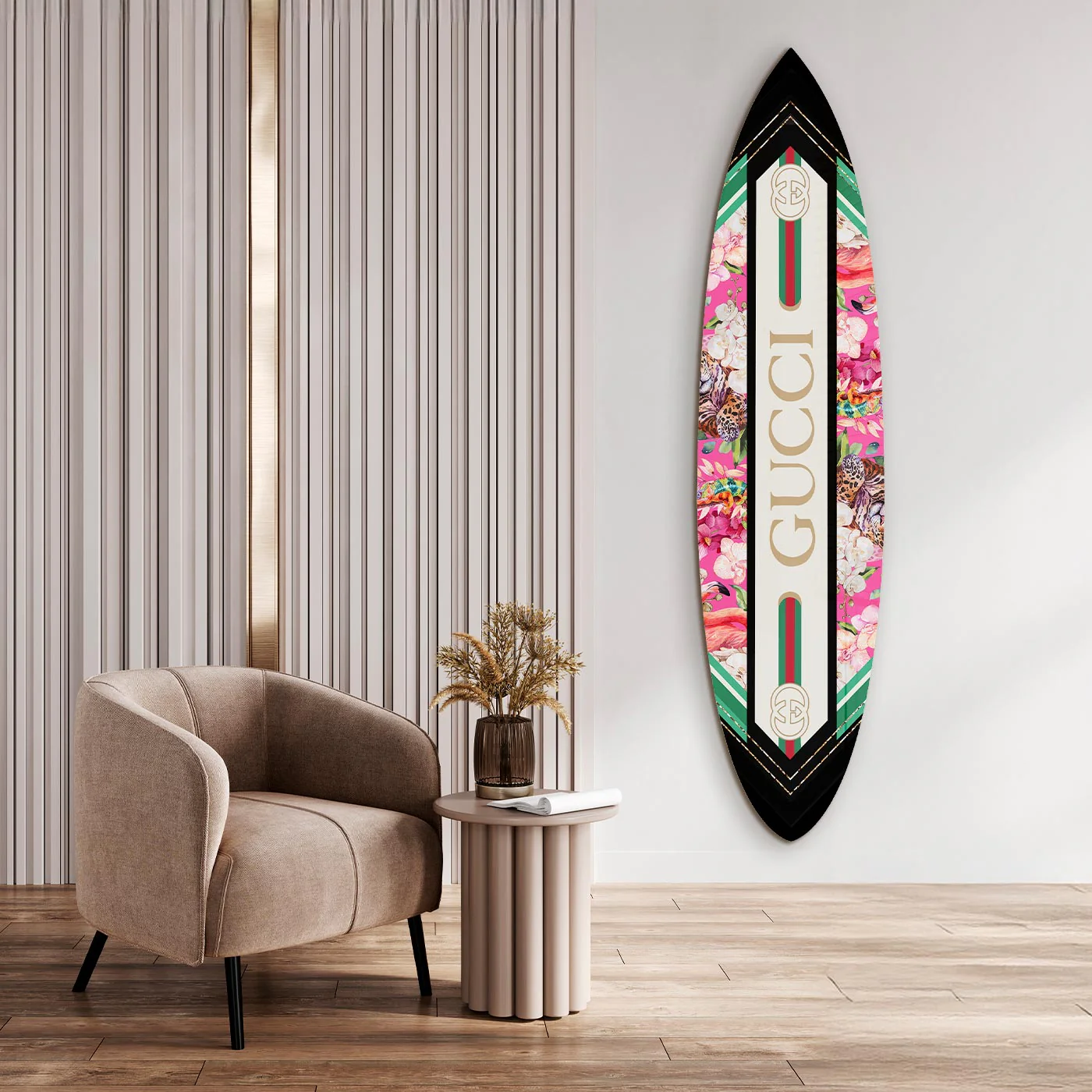 Floral Parade Surfboard – Oliver Gal – Lifestyle Scene