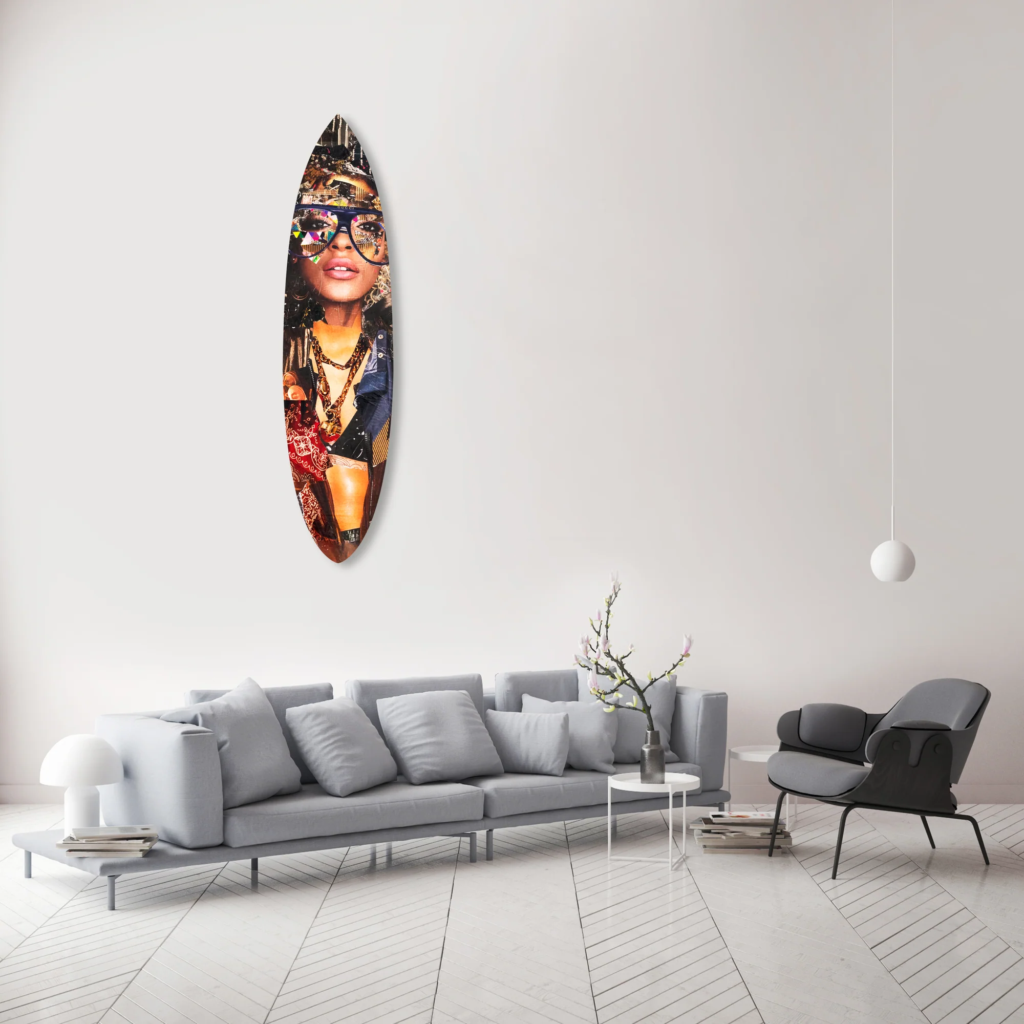 Urban Glam Fro – Bold portrait wall decor in room setting-754c-4de7-aecb-7da5f0346bb9_2000x2000