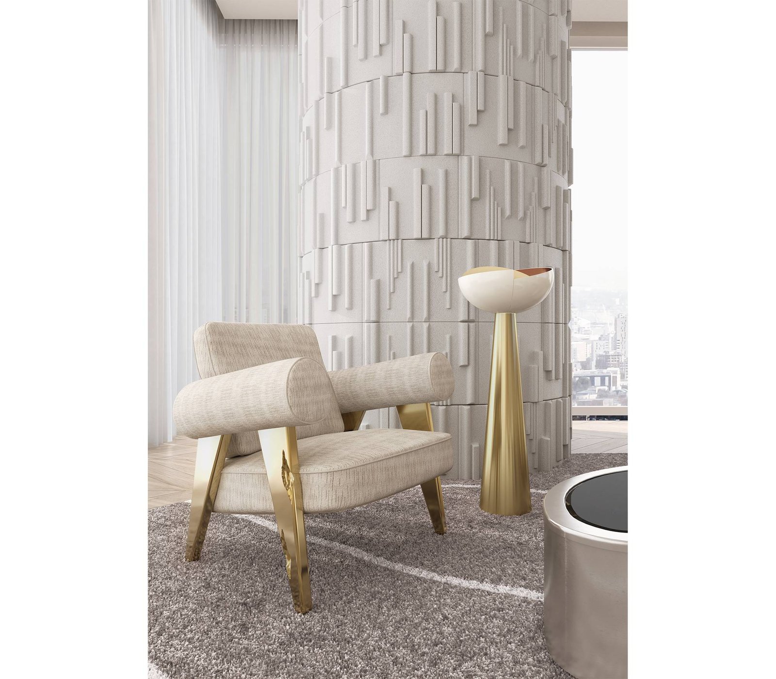 Ethereal Armchair in Contemporary Interior – Boca do Lobo