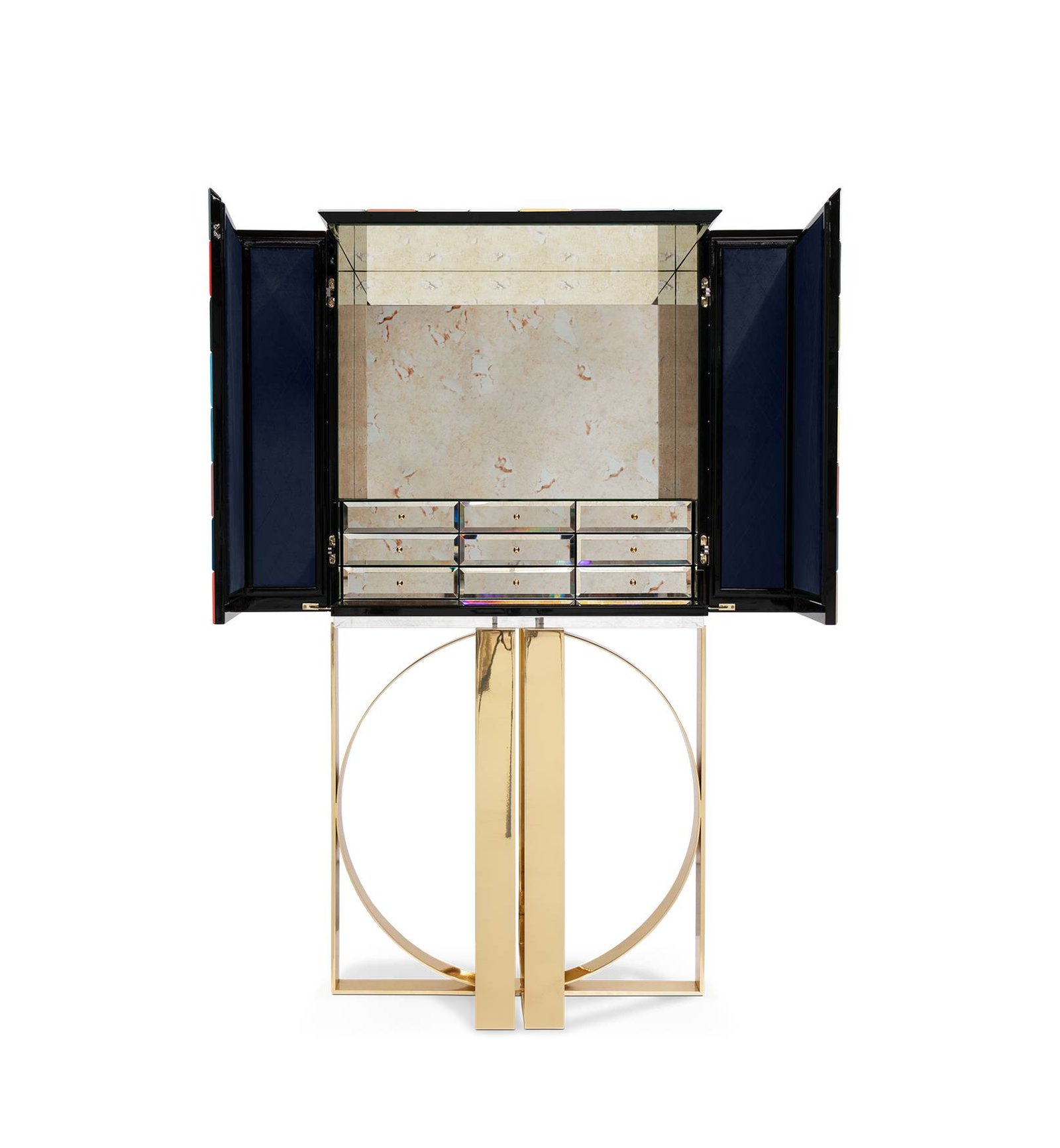 Detail – Boca do Lobo Pixel Cabinet Interior