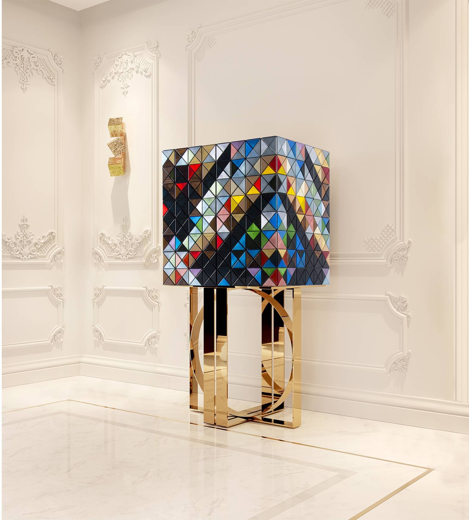 Boca do Lobo Pixel Cabinet in Classic Interior