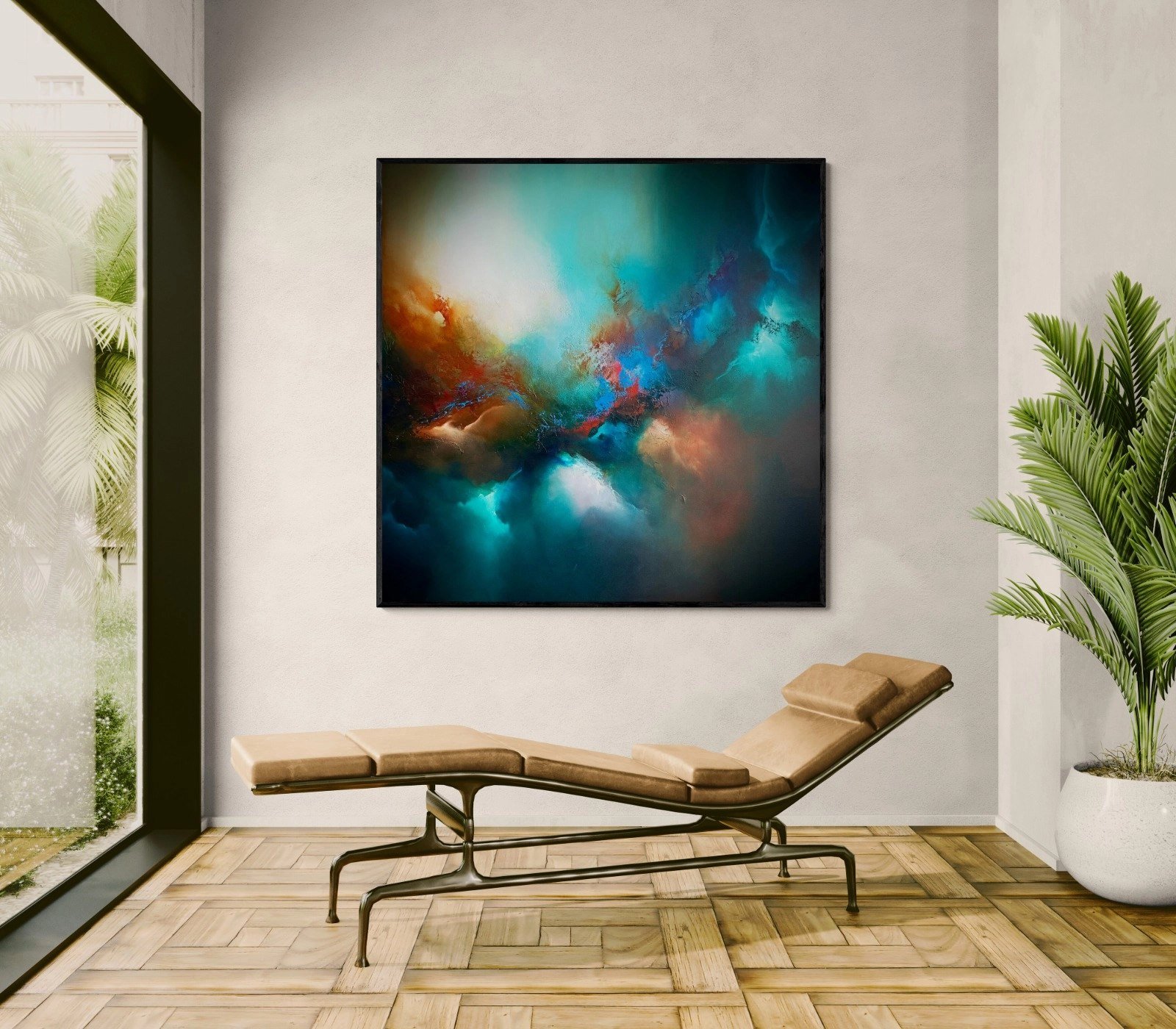 Evoking the Heavens by Simon Kenny in a Contemporary Living Room