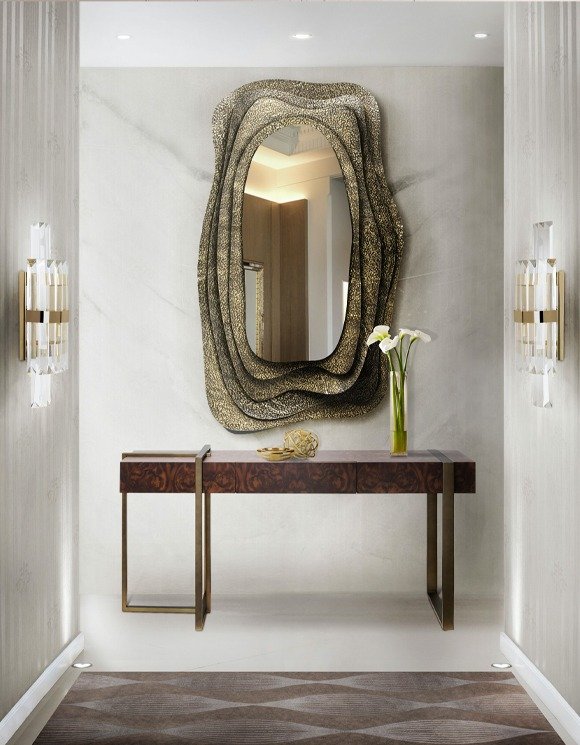 Kumi Mirror Entryway Styling