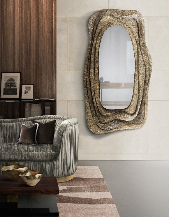 Kumi Mirror in Sophisticated Living Space