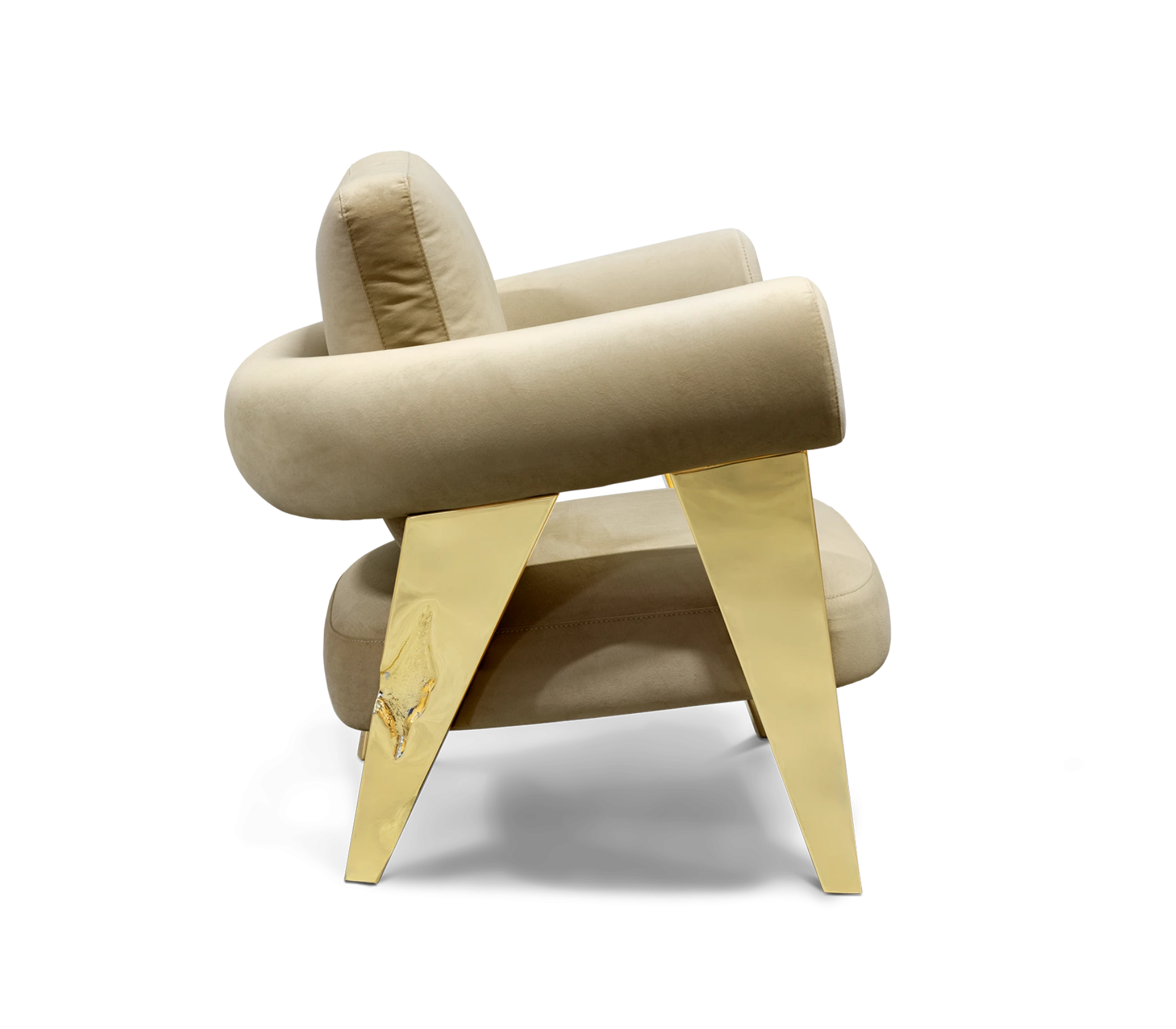 Ethereal Armchair by Boca do Lobo, side view