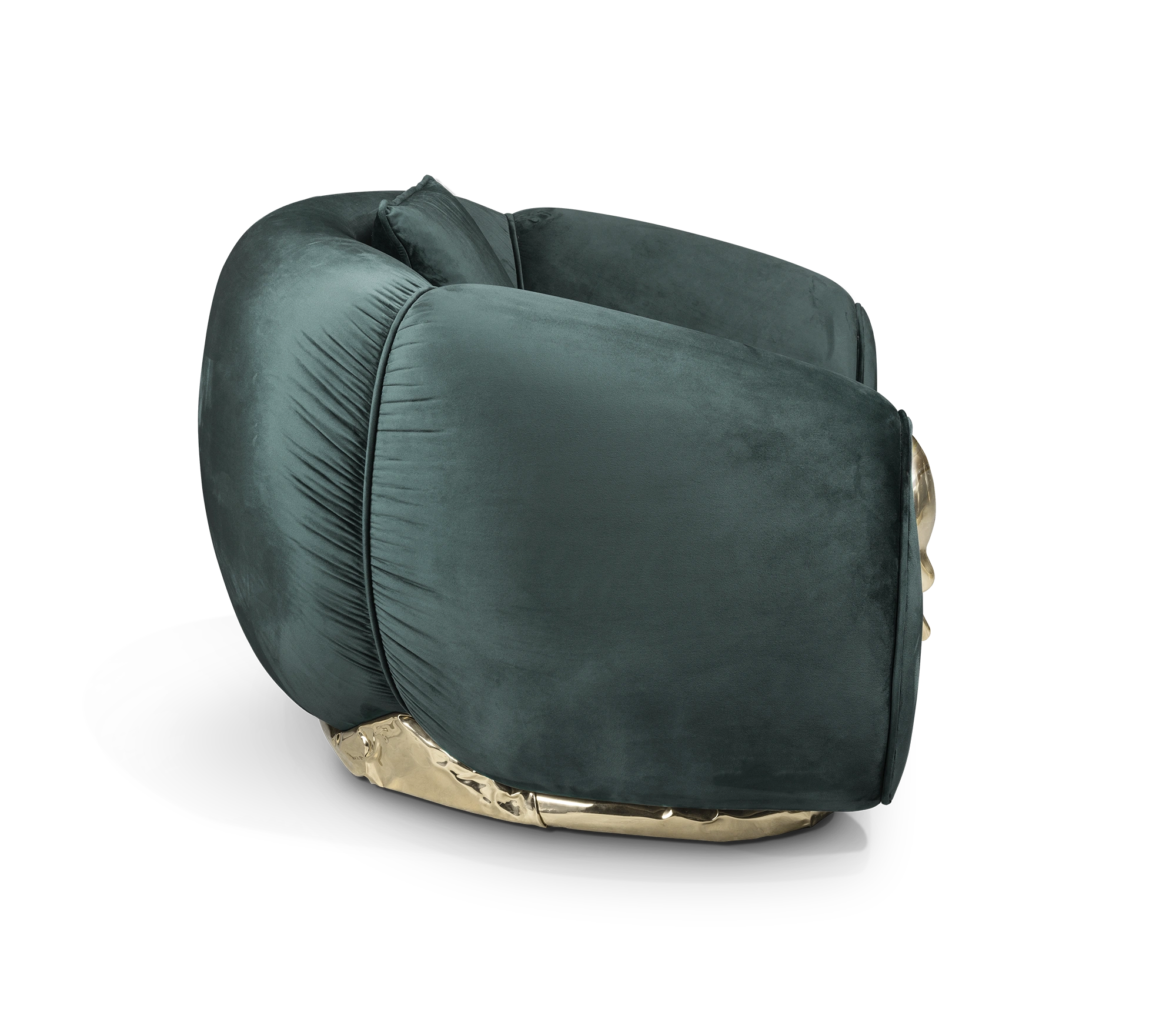 Soleil Armchair Green – Side View – Boca do Lobo