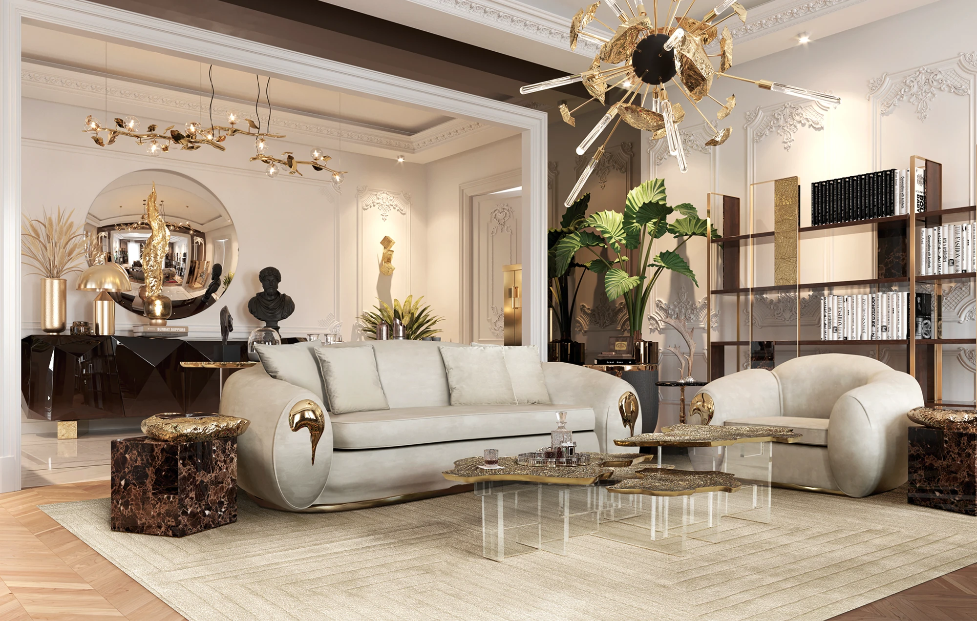 Soleil Sofa – Luxury Living Room – Boca do Lobo