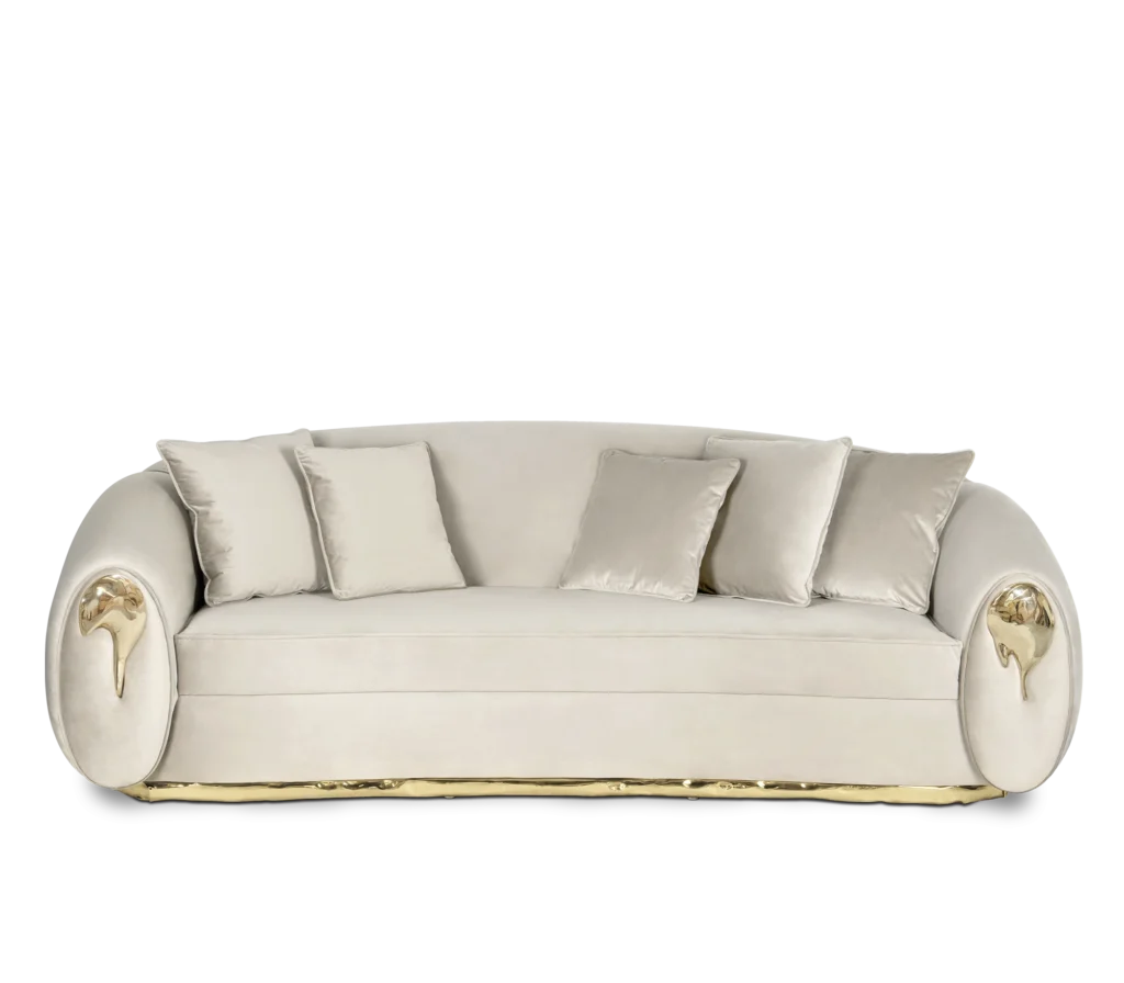 Soleil Sofa by Boca do Lobo, front view