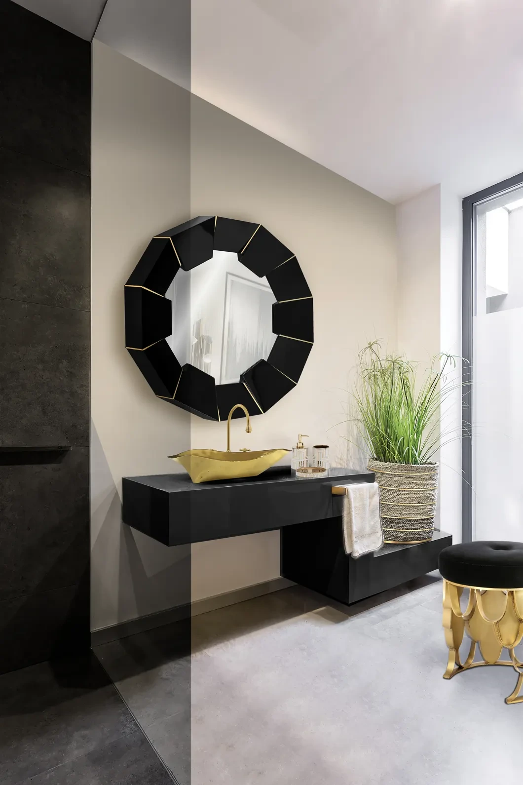 Darian Black Mirror by LUXXU β Bathroom