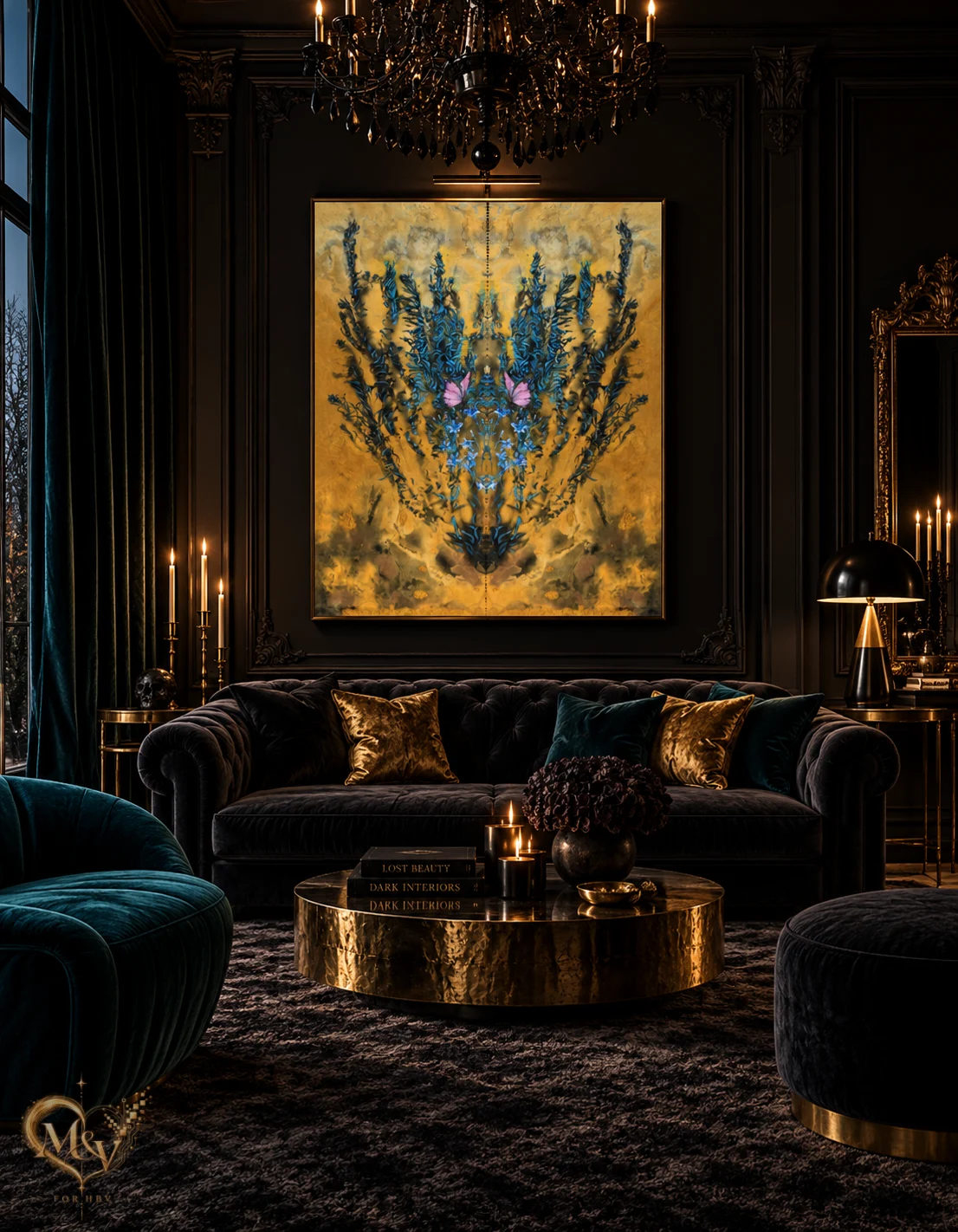 Original artwork Β© Milena Nicosia Β· Imagined setting by M&V for Home Beauty Vibes